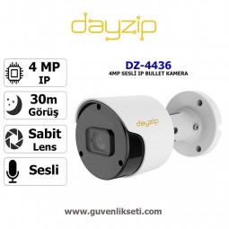 Dayzip DZ-4436 4mp Sesli Ip Bullet Kamera